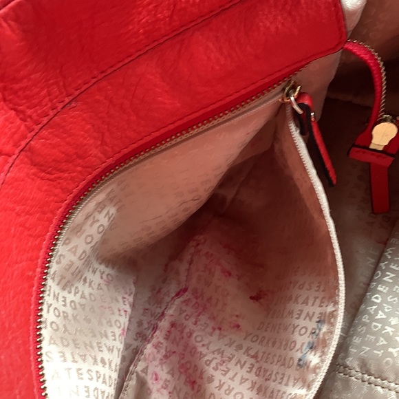 Gorgeous red Kate Spade handbag - Picture 5 of 16
